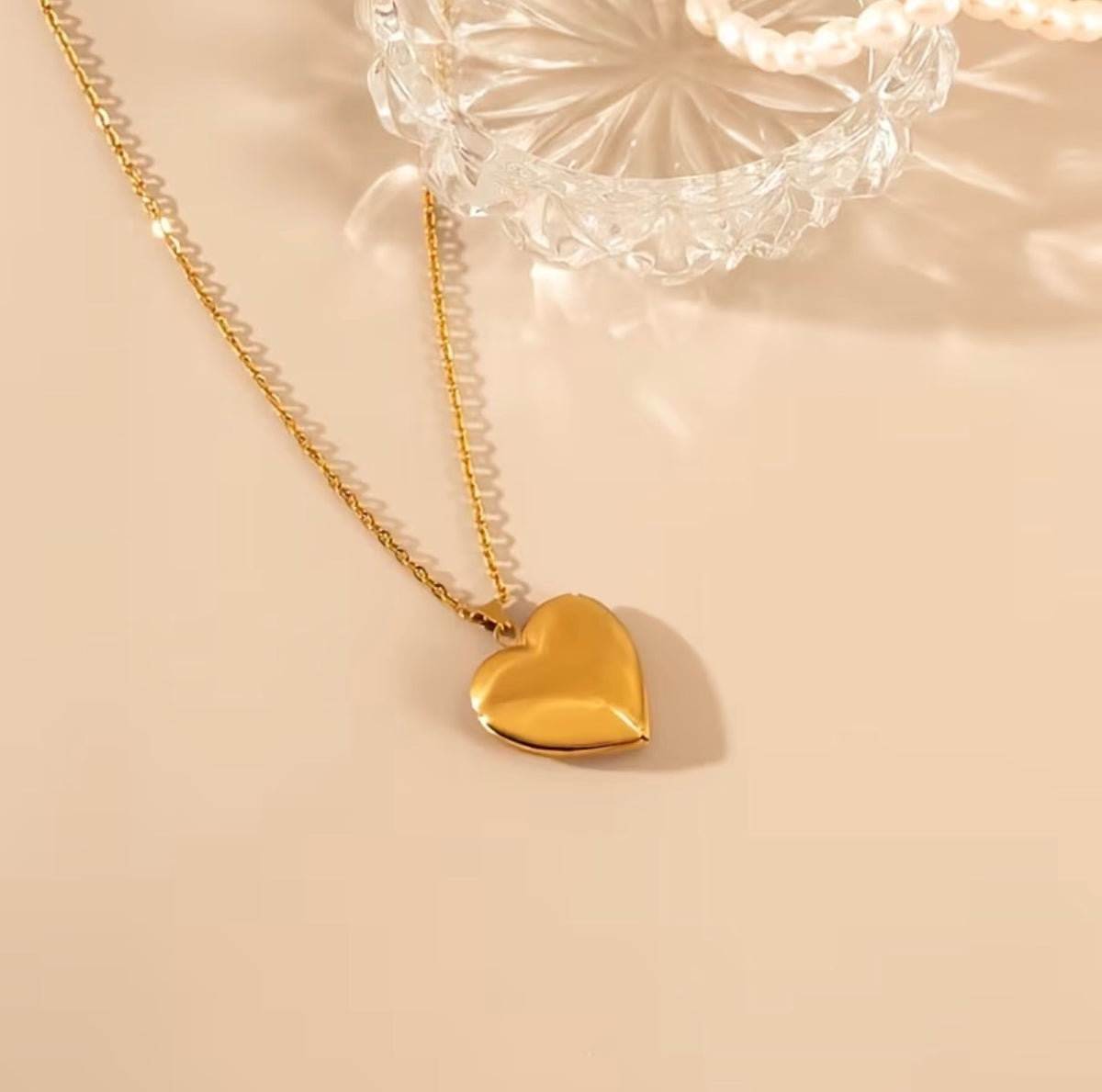 Memora Photo Heart Locket Necklace
