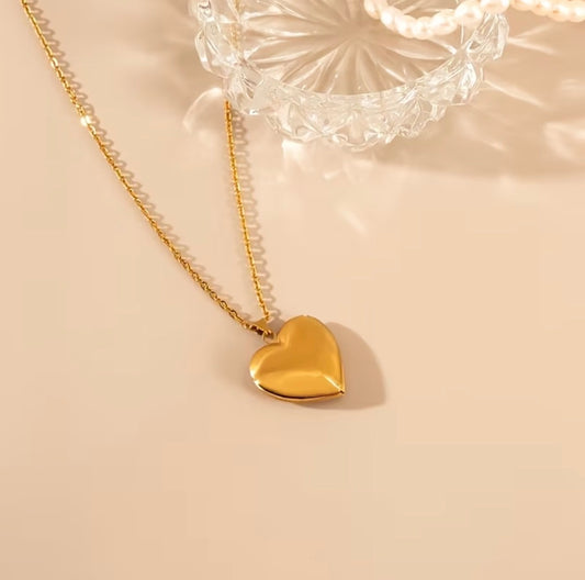 Memora Photo Heart Locket Necklace