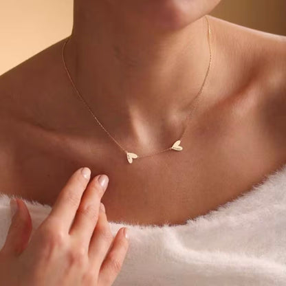 Memora Engraved 1-5 Heart Name Necklace