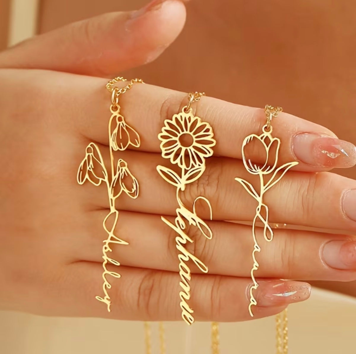 Memora Birthflower Necklace