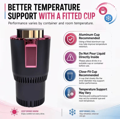 Car Cup Holder With Heating And Cooling